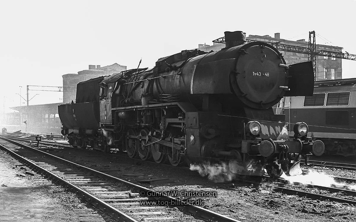 Polen - Damplokomotiver -Ty43 48 ex DR BR 42 - tog-billeder.dk